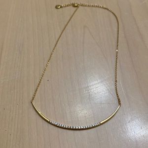Stella & Dot Half Moon Necklace